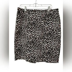 Leopard Print Women's Skirt